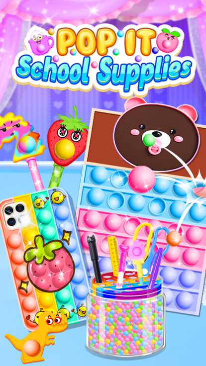 Pop It School Supplies游戏截图