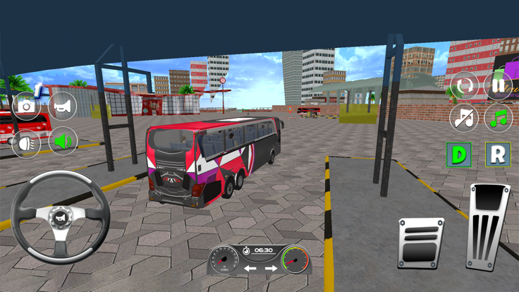 Euro Bus Driving Bus Game 3D游戏截图