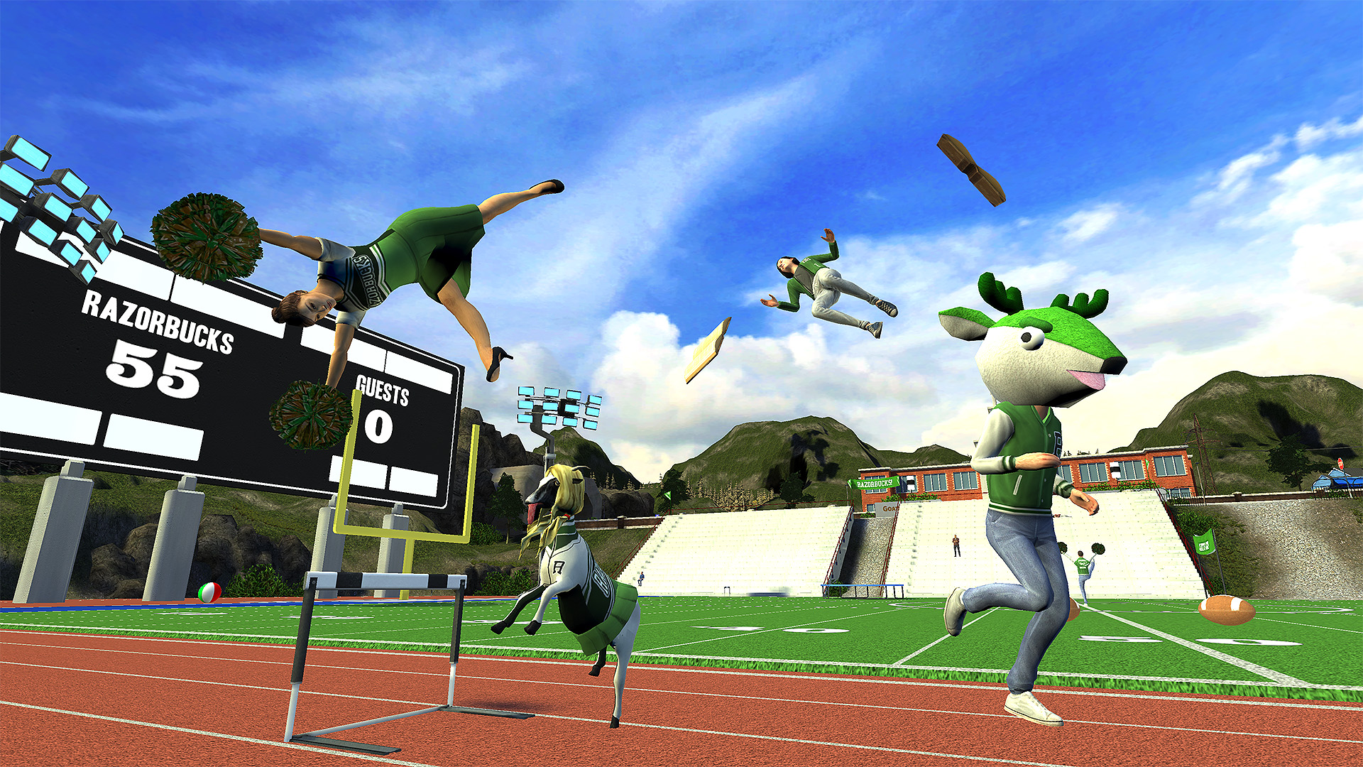 Goat Simulator游戏截图