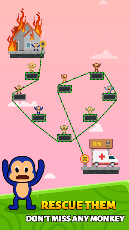 Monkey Rescue Puzzle游戏截图