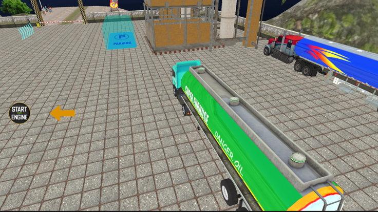Oil Tanker Euro Truck 3D Games游戏截图