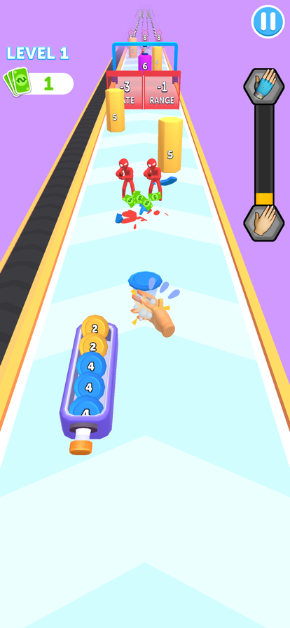 Disc Shooter Run游戏截图