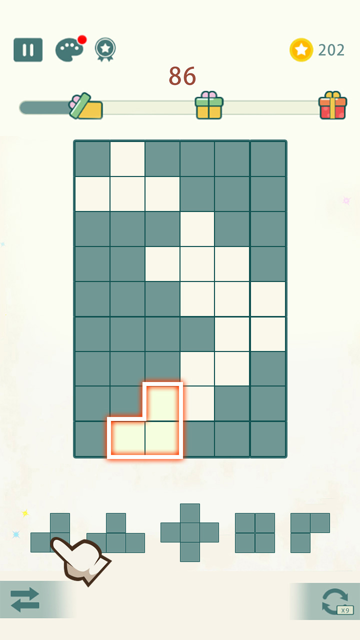 九宫格方块游戏截图