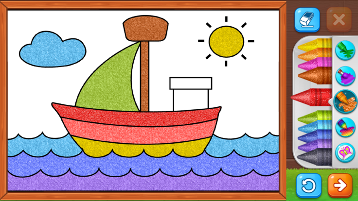 着色游戏：颜色 & 油漆游戏截图
