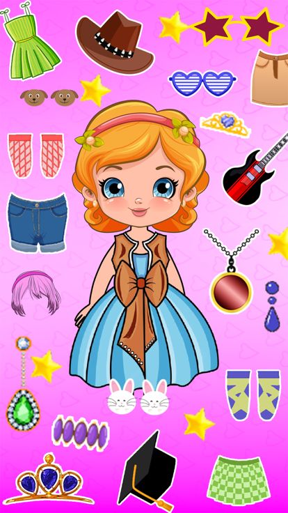 Fashion Famous Doll Dress Up游戏截图