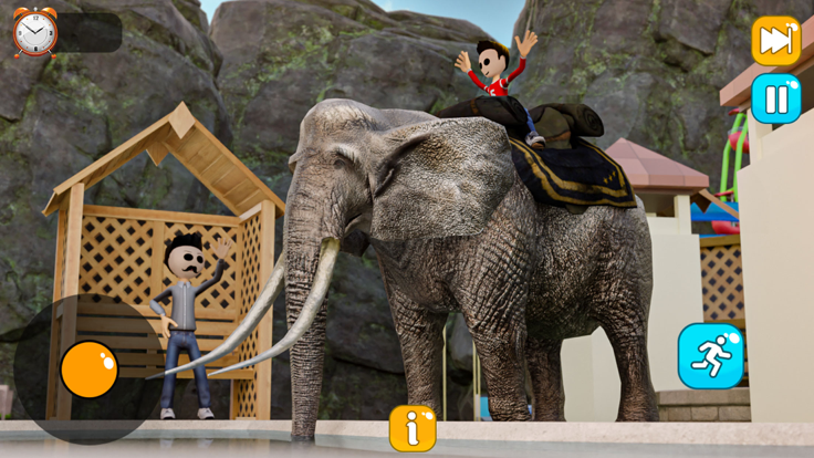 水滑道上坡公园3D模拟人生游戏截图