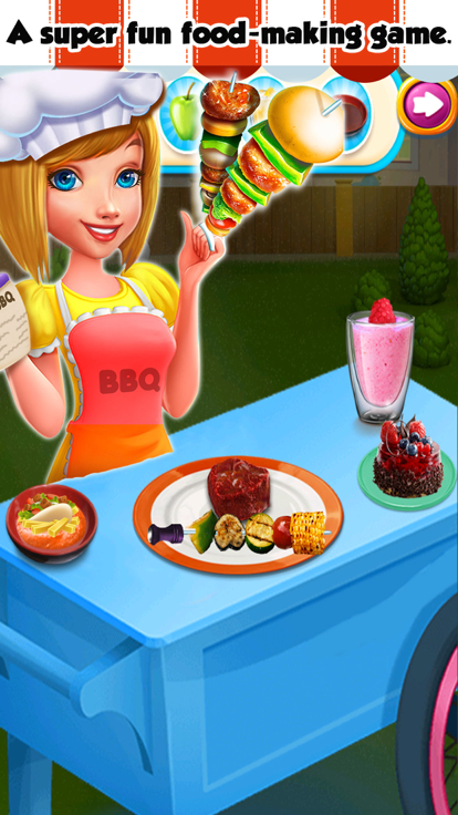 Grill BBQ Maker! Fun Fair Food Barbeque Party游戏截图
