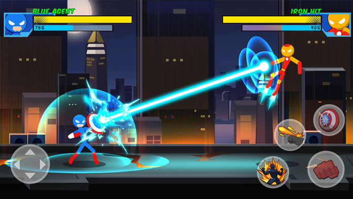 Stick Superhero: Offline Games游戏截图