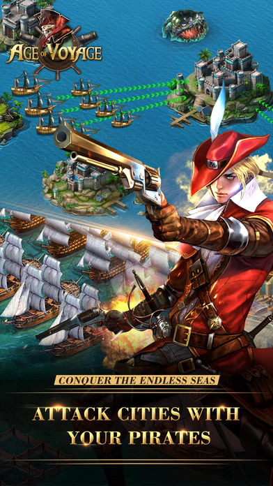 Age of Voyage - multiplayer online naval battle游戏截图