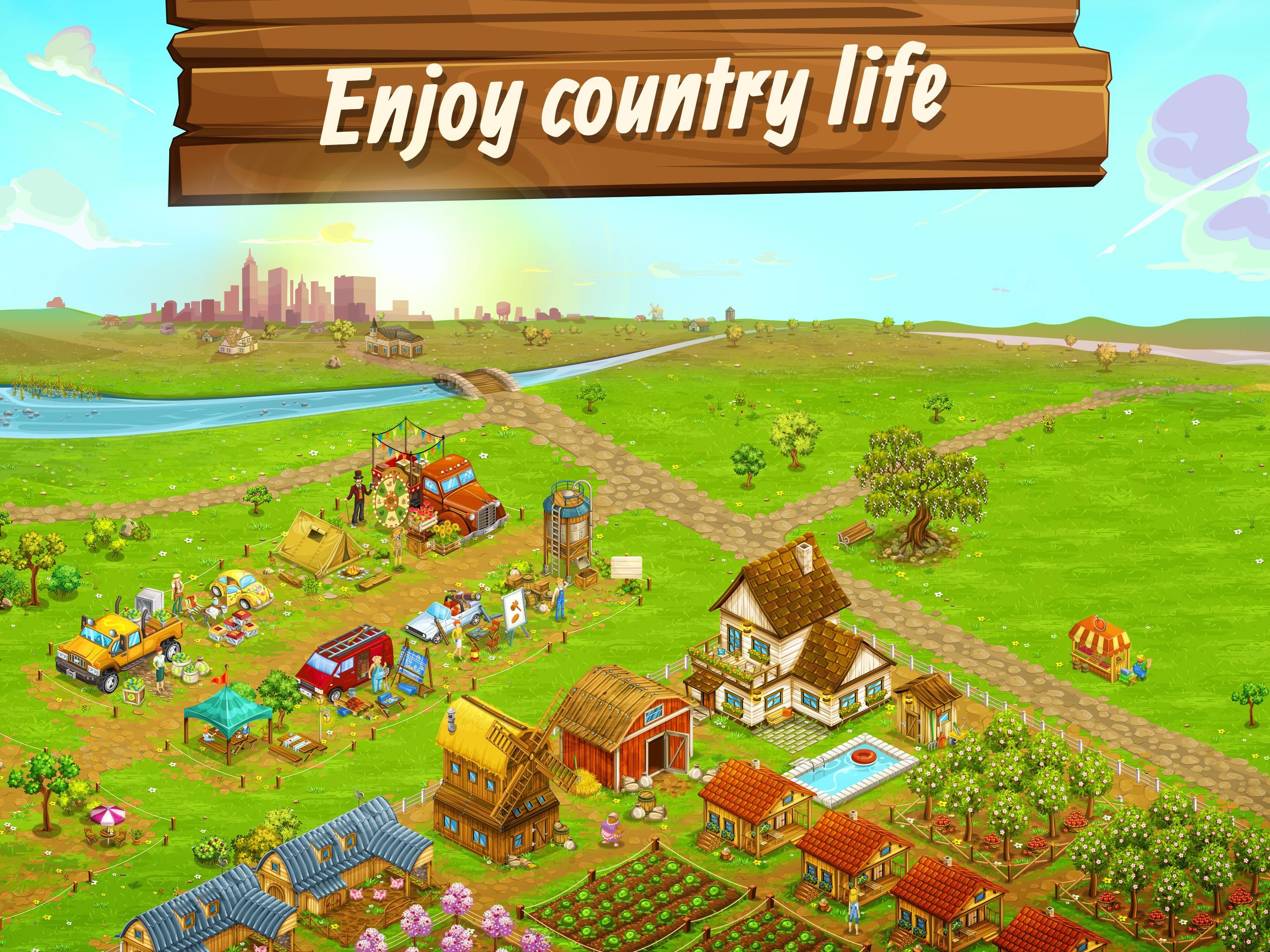 big farm harvest mobile game