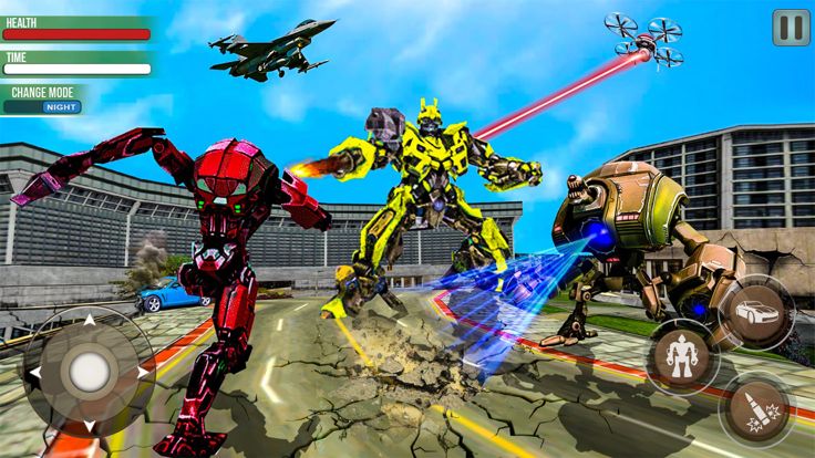 机器人汽车格斗游戏 - 真正的机器人汽车游戏游戏截图