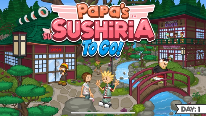 Papa's Sushiria To Go!游戏截图