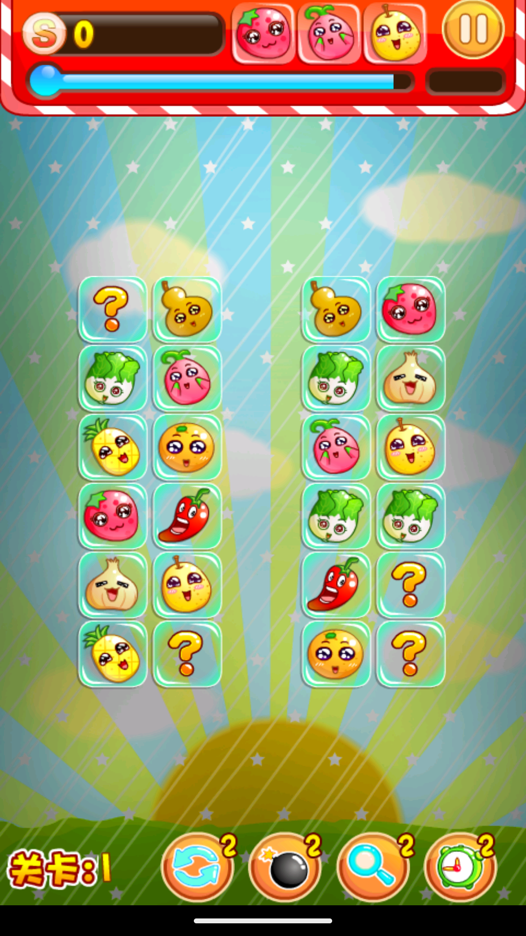 超萌果蔬宠物连连看游戏截图