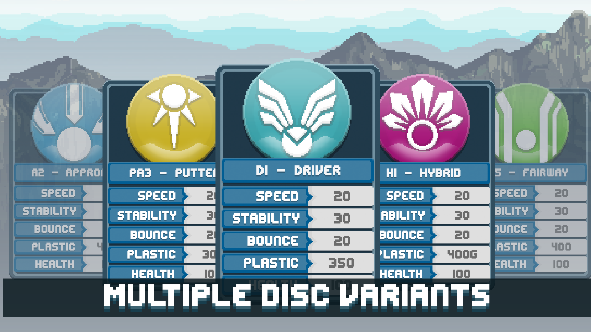 Pixel Disc Golf 2游戏截图