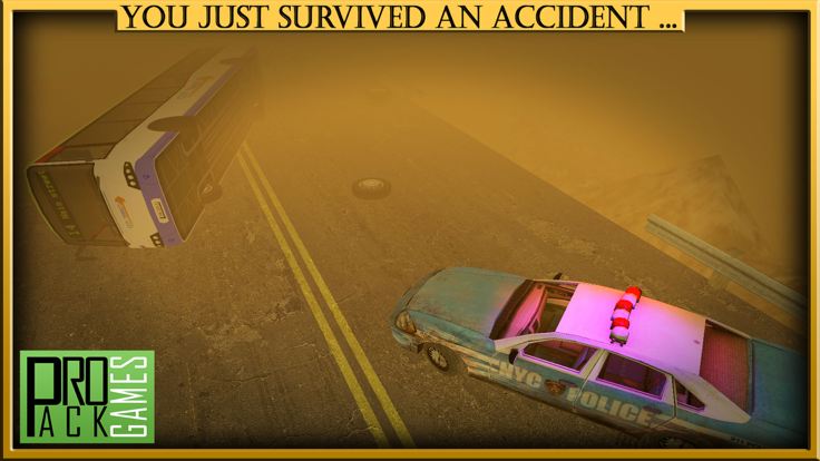 山巴士驾驶模拟器座舱视图 - 道奇在一个危险的公路交通游戏截图