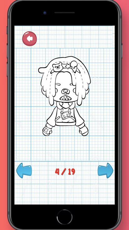 How to draw toca step by step游戏截图