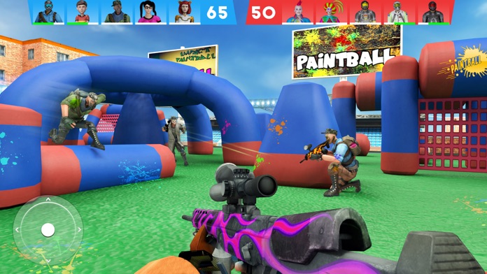 彩弹射击游戏3D游戏截图