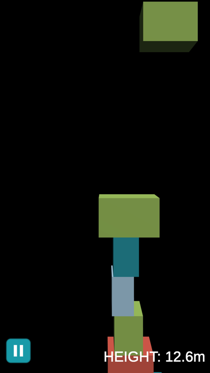 太空塔 - 堆叠积木游戏截图