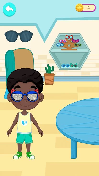 恐龙宝宝经营商店涂色设计游戏游戏截图