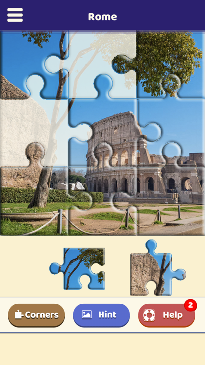 Rome Sightseeing Puzzle游戏截图