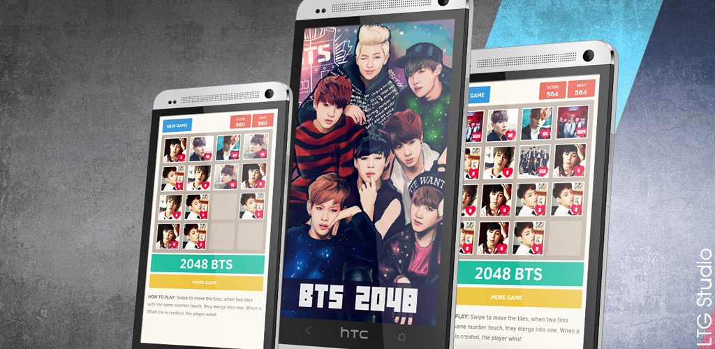 🌟 2048 BTS Bangtan Boys Game游戏截图