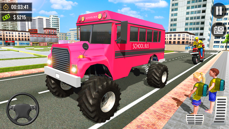 City School Coach Bus Drive 3D游戏截图