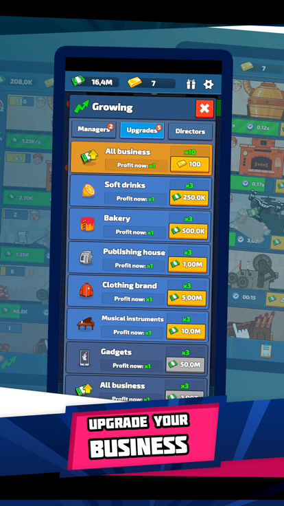 放置资本大亨唱首歌游戏截图