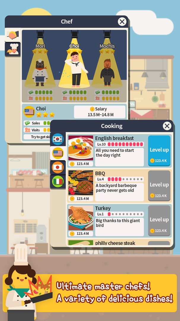 Screenshot of Restaurant King