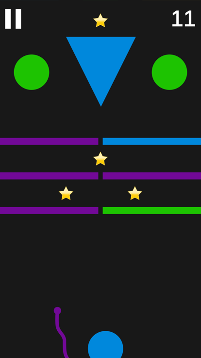 Color Run- purple, blue, green游戏截图