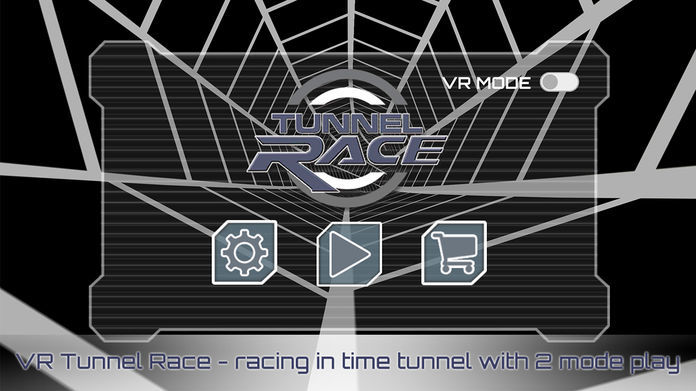 Screenshot of VR Tunnel Race: Speed Rush VR