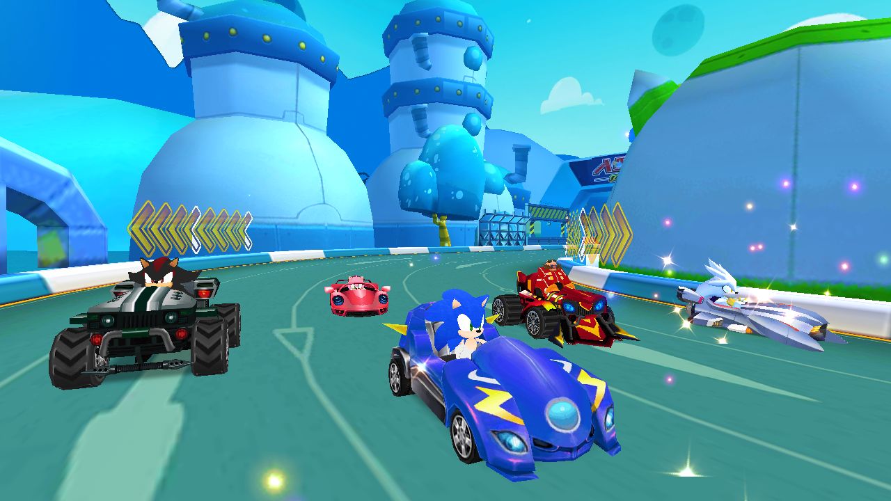 Screenshot of Super Sonic Kart Racing
