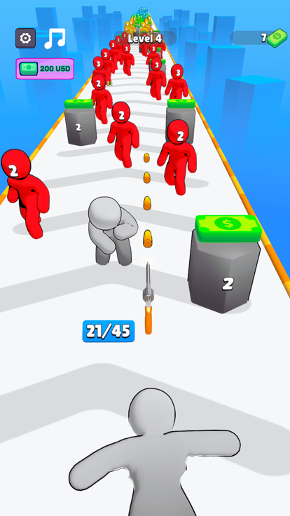 Flame Gun Run游戏截图