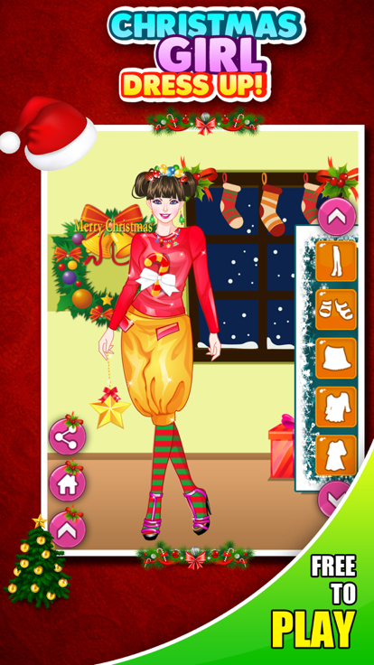 Christmas Dress Up Girl 2016游戏截图