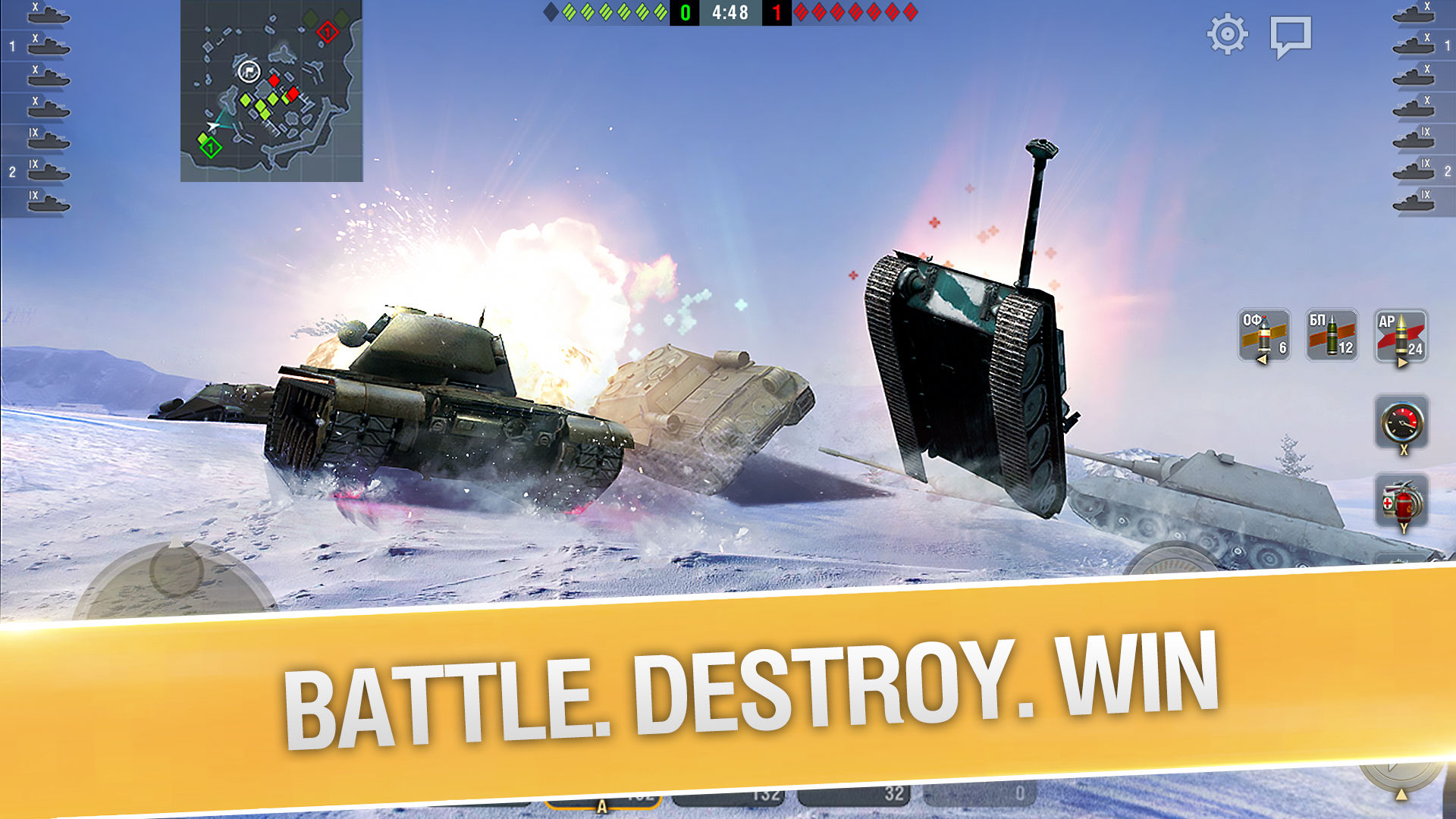Screenshot of World of Tanks Blitz