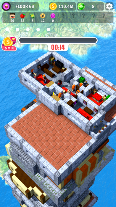 Tower Craft - Idle Block Build游戏截图