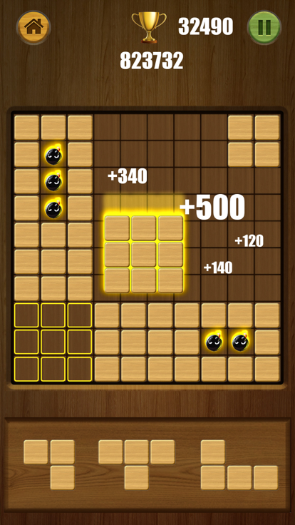 Wood Block Puzzle Classic 2023游戏截图