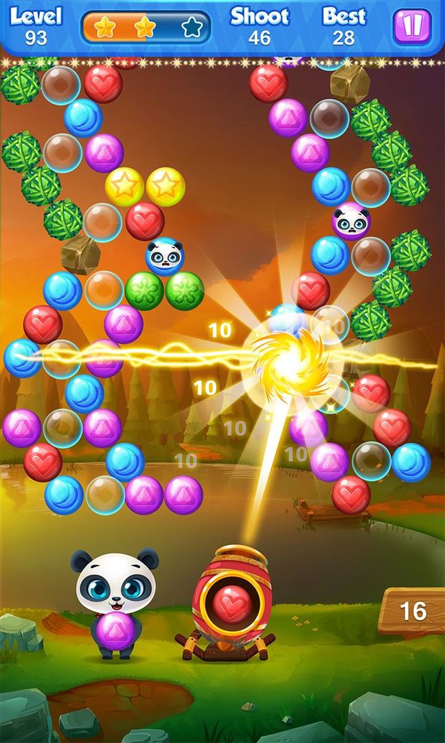 Screenshot of Bubble Panda