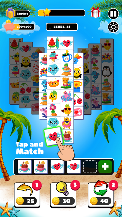 Triple Tile Match Mahjong Game游戏截图