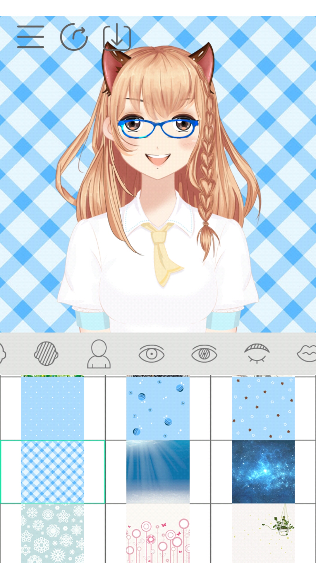 动漫头像制作游戏截图