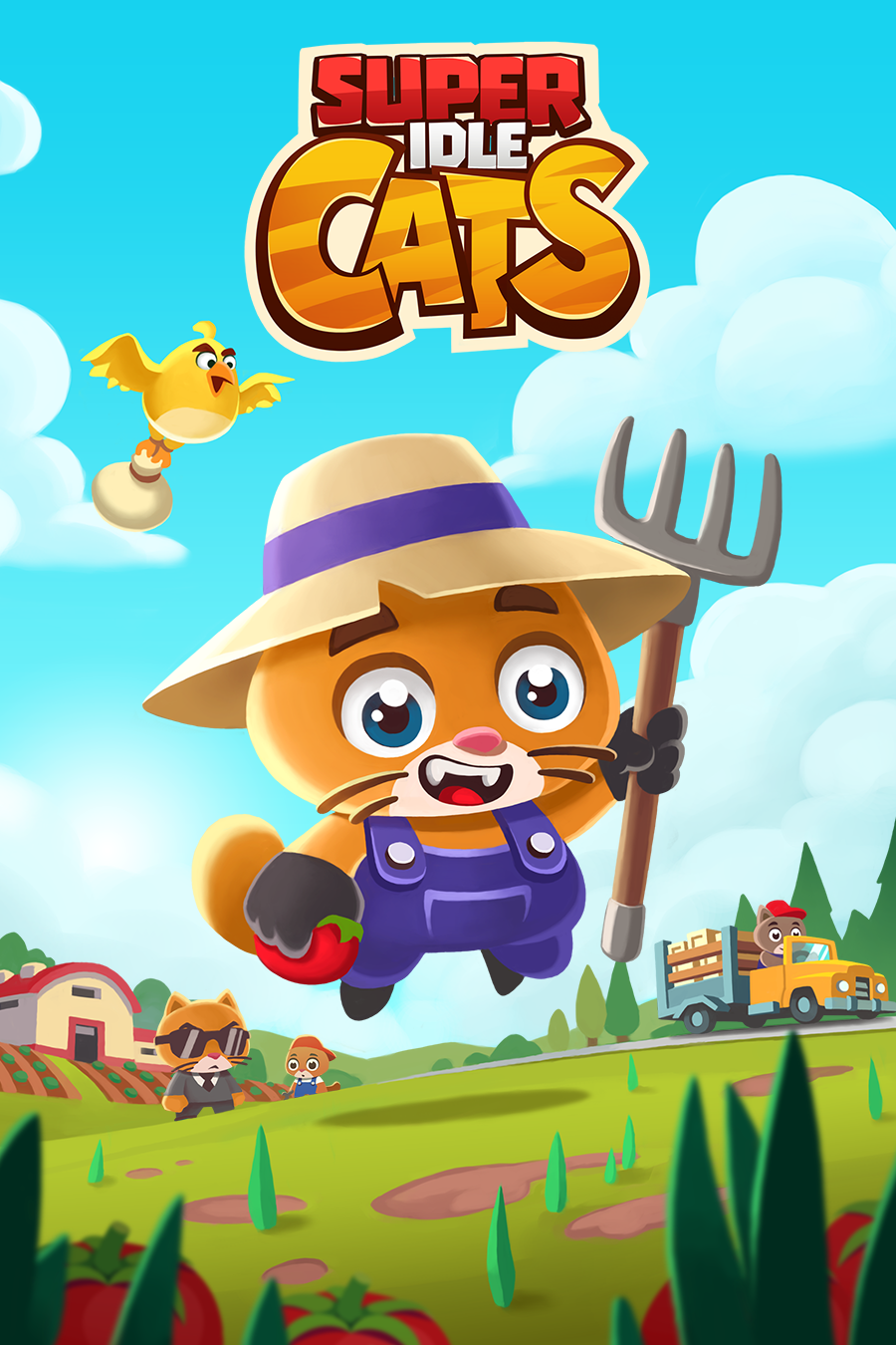 Super Idle Cats - Farm Tycoon 游戏截图