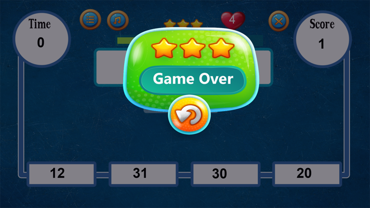 Math Game Addition Subtraction游戏截图