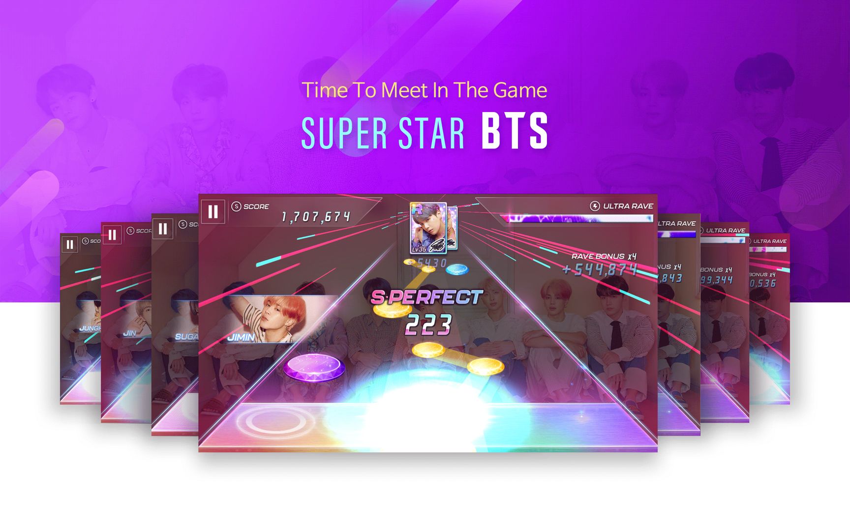 Screenshot of SuperStar BTS