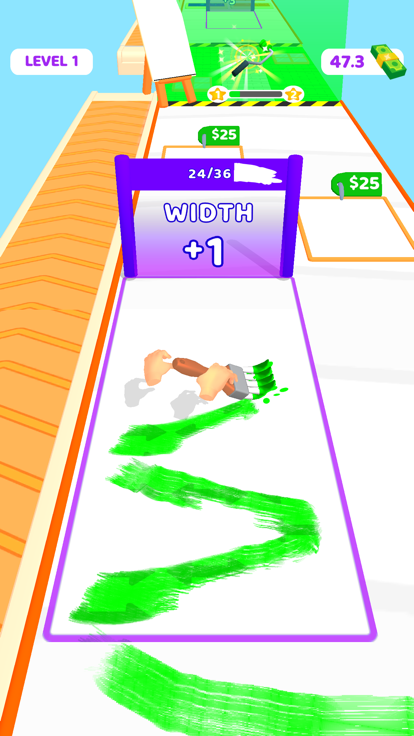 Paint Brush Run游戏截图