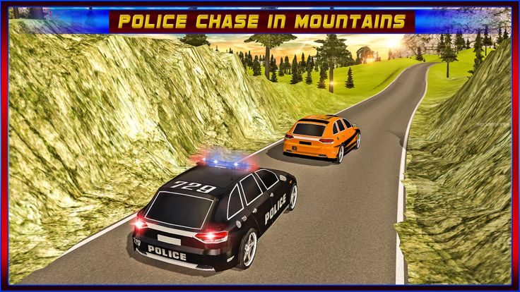 Police Hill Car Crime Chase游戏截图