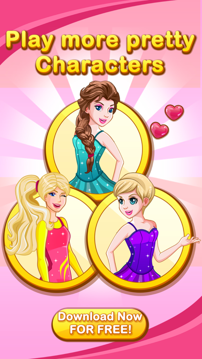 芭比公主平衡木健美操换装游戏游戏截图