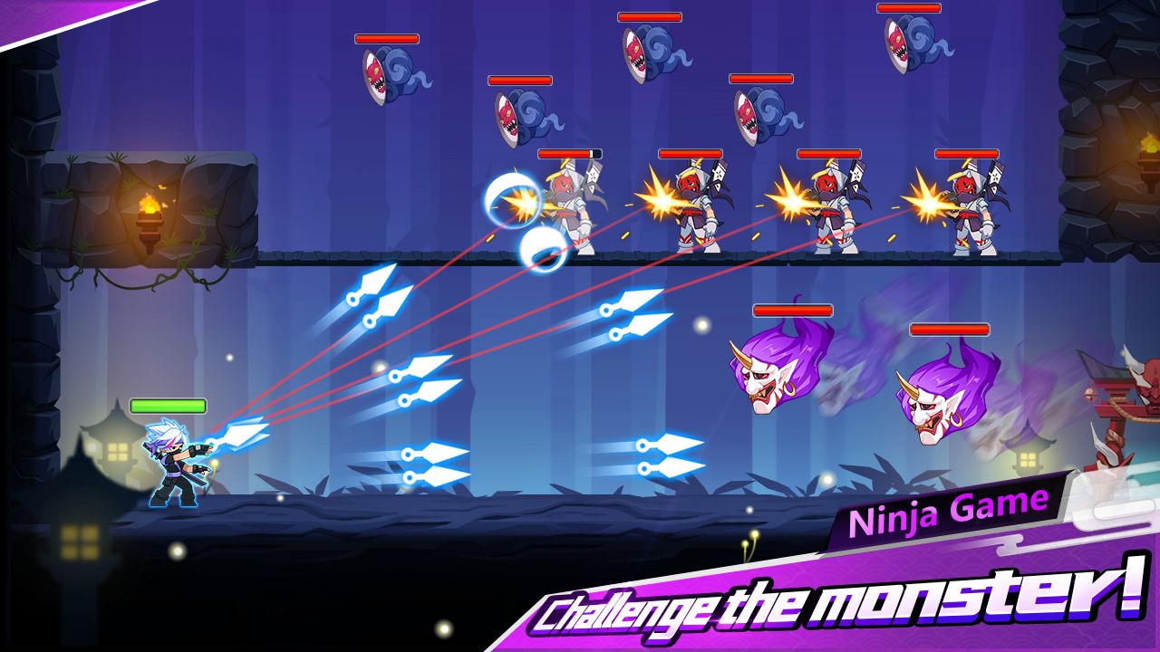 Screenshot of Ninja Relo - shuriken autofire