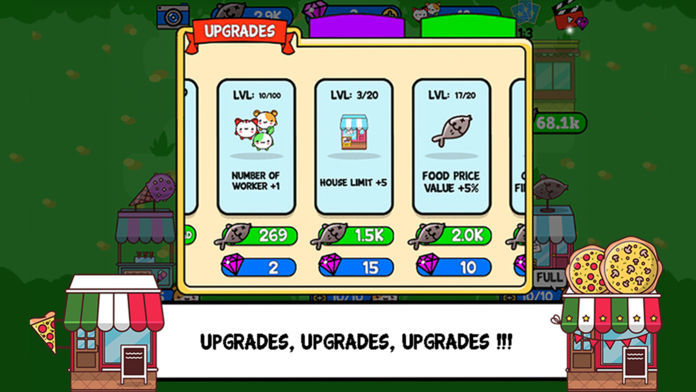 Princess Cat Nom Nom - Clicker & Idle游戏截图