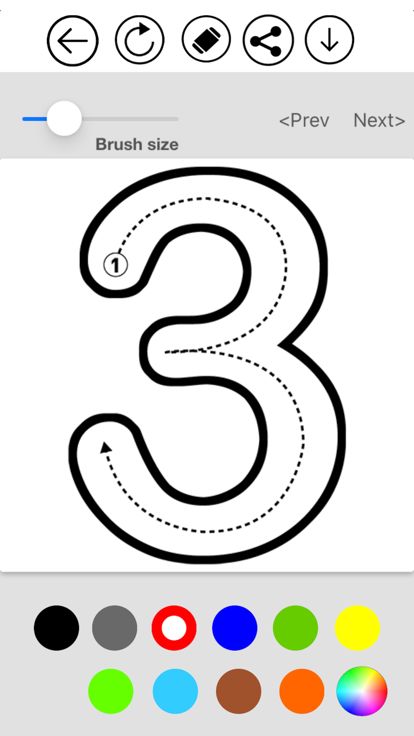 ABC Alphabet & Number Coloring游戏截图