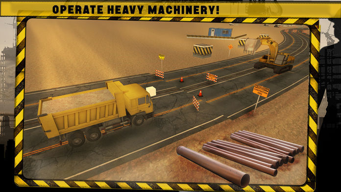 城市建设重型起重机驾驶员模拟器游戏截图