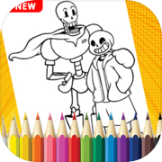 Undertale Sans Coloring Gameicon